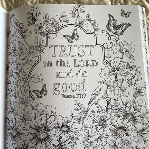 Be Still and Know I am God Adult Coloring Book, New - Picture 7 of 8